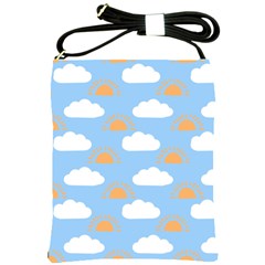 Sun And Clouds   Shoulder Sling Bag by ConteMonfrey