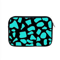 Neon Cow Dots Blue Turquoise And Black Apple Macbook Pro 15  Zipper Case by ConteMonfrey