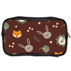 Rabbits, Owls And Cute Little Porcupines  Toiletries Bag (two Sides) by ConteMonfrey