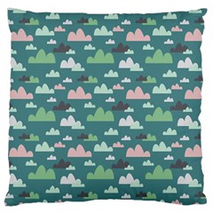 Llama Clouds  Large Cushion Case (one Side) by ConteMonfrey