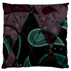 Background Pattern Texture Design Large Flano Cushion Case (one Side) by danenraven