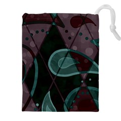 Background Pattern Texture Design Drawstring Pouch (4xl) by danenraven