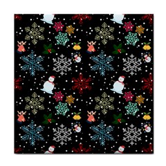 Illustration Xmas Christmas Thanks Giving Pattern Face Towel by danenraven