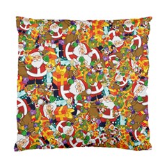 Background Christmas Santa Claus Standard Cushion Case (two Sides) by danenraven