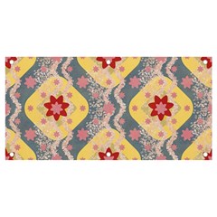 Background Flower Abstract Pattern Banner And Sign 4  X 2  by danenraven