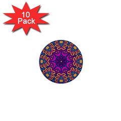 Mandala Fishes 1  Mini Buttons (10 Pack)  by ConteMonfrey