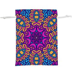 Mandala Fishes  Lightweight Drawstring Pouch (xl) by ConteMonfrey