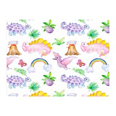 Dinosaurs Are Our Friends  Double Sided Flano Blanket (mini)  by ConteMonfrey