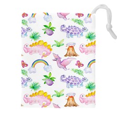 Dinosaurs Are Our Friends  Drawstring Pouch (5xl)