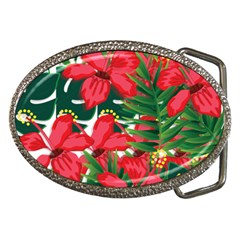 Tulips Design Belt Buckles