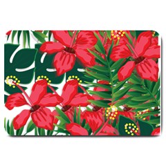 Tulips Design Large Doormat  by designsbymallika