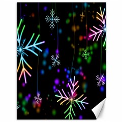Snowflakes Lights Canvas 36  X 48  by artworkshop