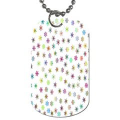 Snow Winter Ice Cold Dog Tag (two Sides) by artworkshop