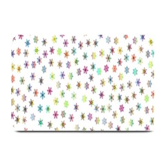 Snow Winter Ice Cold Plate Mats by artworkshop