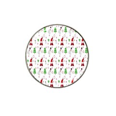 Santa Claus Snowman Christmas Hat Clip Ball Marker (10 Pack) by artworkshop