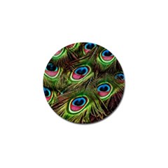 Peacock Feathers Color Plumage Golf Ball Marker (10 Pack) by Celenk
