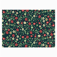 Flowering Branches Seamless Pattern Large Glasses Cloth (2 Sides)