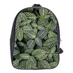 Leaves Foliage Botany Plant School Bag (large) by Ravend