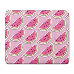 Pink Melon Wayermelon Pattern Food Fruit Melon Large Mousepads