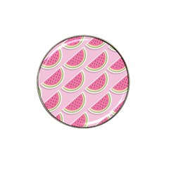 Pink Melon Wayermelon Pattern Food Fruit Melon Hat Clip Ball Marker (4 Pack)