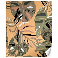 Leaves Monstera Picture Print Pattern Canvas 16  X 20 