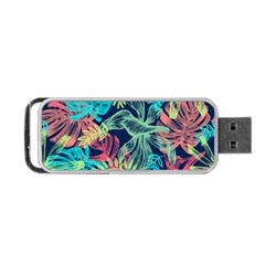Sheets Tropical Picture Plant Pattern Portable Usb Flash (two Sides)