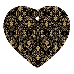 Vintage Batik Art Architecture Pattern Ornament (heart)