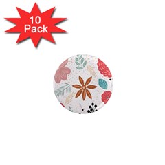 Nature Flora Background Wallpaper 1  Mini Magnet (10 Pack)  by Ravend