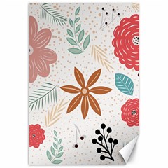 Nature Flora Background Wallpaper Canvas 12  X 18  by Ravend