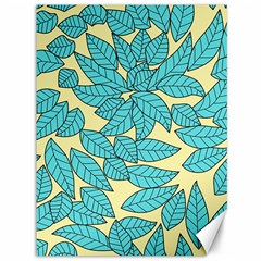 Illustration Sheets Dry Leaves Print Pattern Canvas 36  X 48 