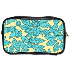 Illustration Sheets Dry Leaves Print Pattern Toiletries Bag (two Sides)