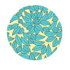 Illustration Sheets Dry Leaves Print Pattern Mini Round Pill Box (pack Of 3) by Ravend