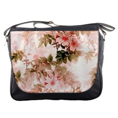 Flower Plant Vintage Retro Messenger Bag