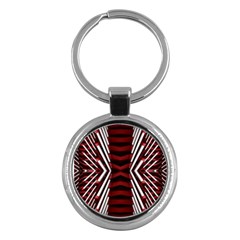 Abstract Pattern Key Chain (round)