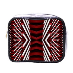 Abstract Pattern Mini Toiletries Bag (one Side)