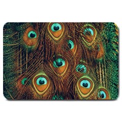 Peacock Feathers Large Doormat 