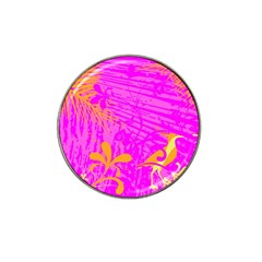 Spring Tropical Floral Palm Bird Hat Clip Ball Marker (4 Pack)