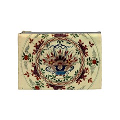 Vintage Antique Plate China Cosmetic Bag (medium)