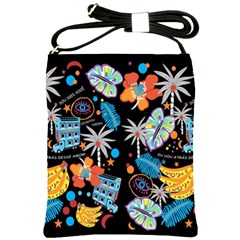 Design Print Pattern Colorful Shoulder Sling Bag