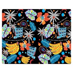 Design Print Pattern Colorful Double Sided Flano Blanket (medium)  by Ravend