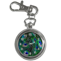 Beautiful Peacock Feathers Key Chain Watches