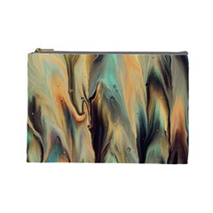 Abstract Painting In Colored Paints Cosmetic Bag (large)