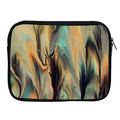 Abstract Painting In Colored Paints Apple Ipad 2/3/4 Zipper Cases by Ravend