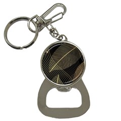 Leaves Nature Art Design Pattern Bottle Opener Key Chain