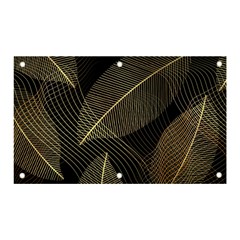 Leaves Nature Art Design Pattern Banner And Sign 5  X 3  by Ravend