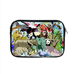 Zoo-animals-peacock-lion-hippo- Apple Macbook Pro 15  Zipper Case by Pakrebo