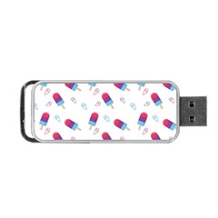 Ice Cream Popsicles Wallpaper Portable Usb Flash (two Sides)