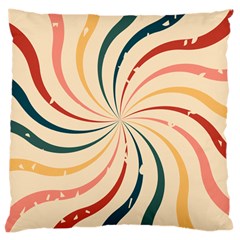 Swirl Star Pattern Texture Old Large Cushion Case (one Side)