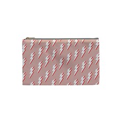 Thunder Flash Abstract Texture Art Cosmetic Bag (small) by Ravend