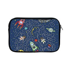 Illustration Cat Space Astronaut Rocket Maze Apple Ipad Mini Zipper Cases